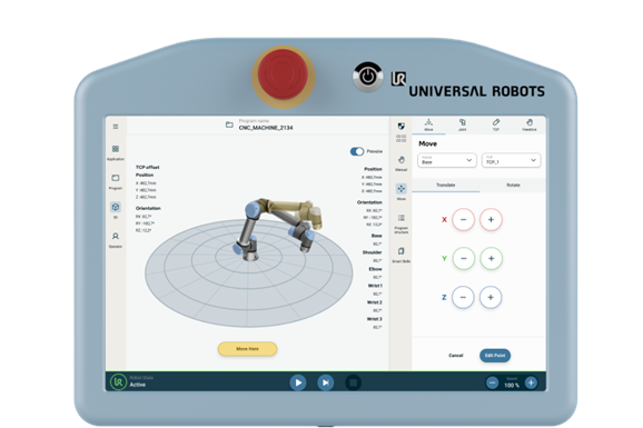 Polyscope interface